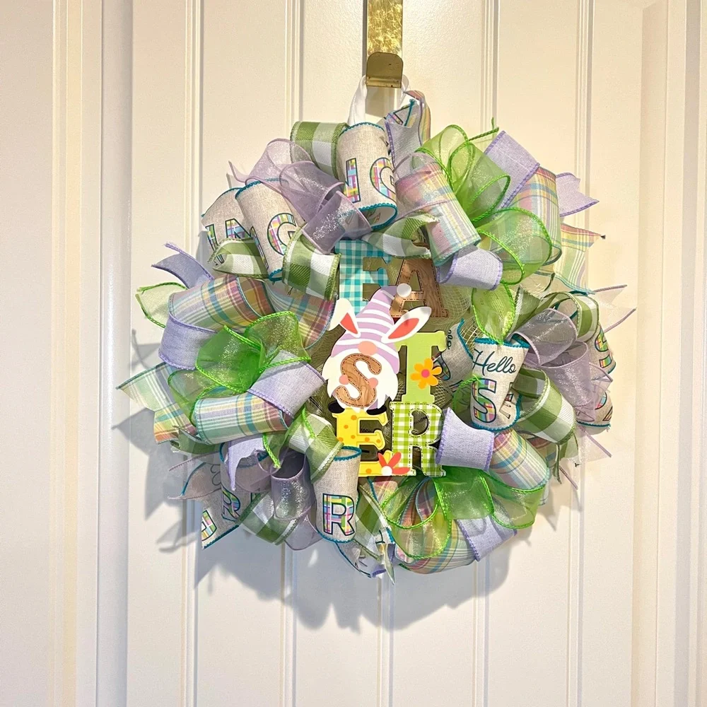 13” Ribbon Wreath 